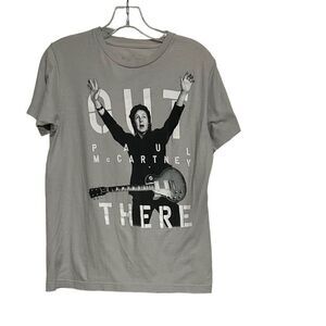 Paul McCartney Concert T-Shirt Women's Small Gray Pullover Tee 2013